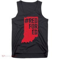 Red For Ed Indiana Long Sleeve Teacher Red4ed Tank Top thumb 0