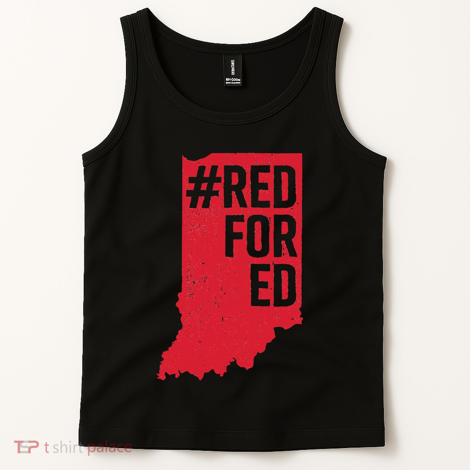 Red For Ed Indiana Long Sleeve Teacher Red4ed Tank Top