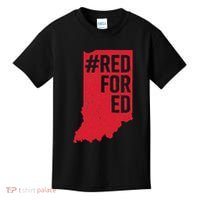 Red For Ed Indiana Long Sleeve Teacher Red4ed Kids T-Shirt thumb 0