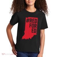Red For Ed Indiana Long Sleeve Teacher Red4ed Kids T-Shirt thumb 2