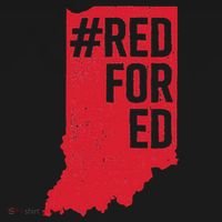 Red For Ed Indiana Long Sleeve Teacher Red4ed Kids T-Shirt thumb 4