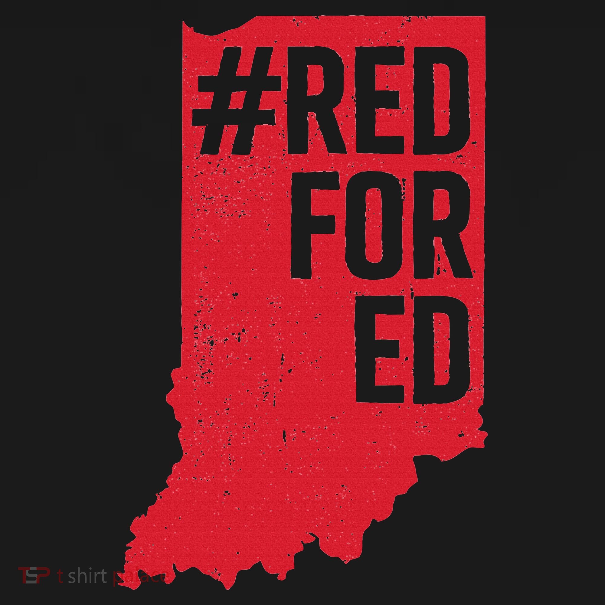 Red For Ed Indiana Long Sleeve Teacher Red4ed Kids T-Shirt