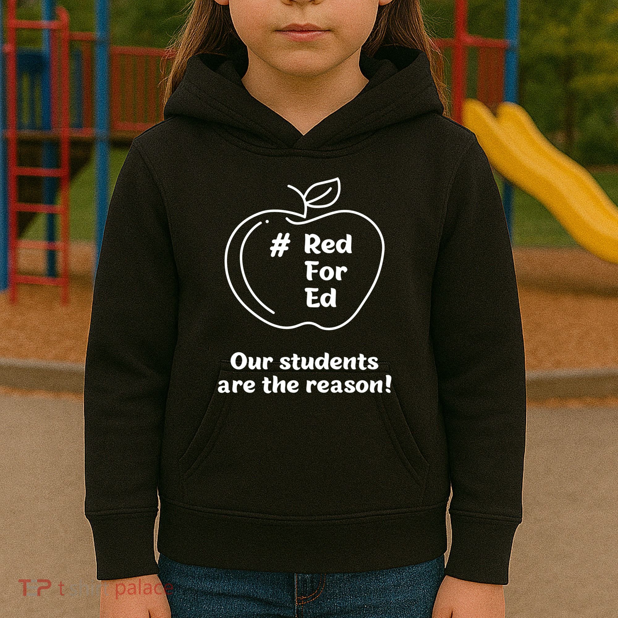 Red For Ed Our Students Are The Reason Kids Hoodie