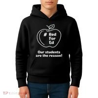 Red For Ed Our Students Are The Reason Kids Hoodie thumb 4