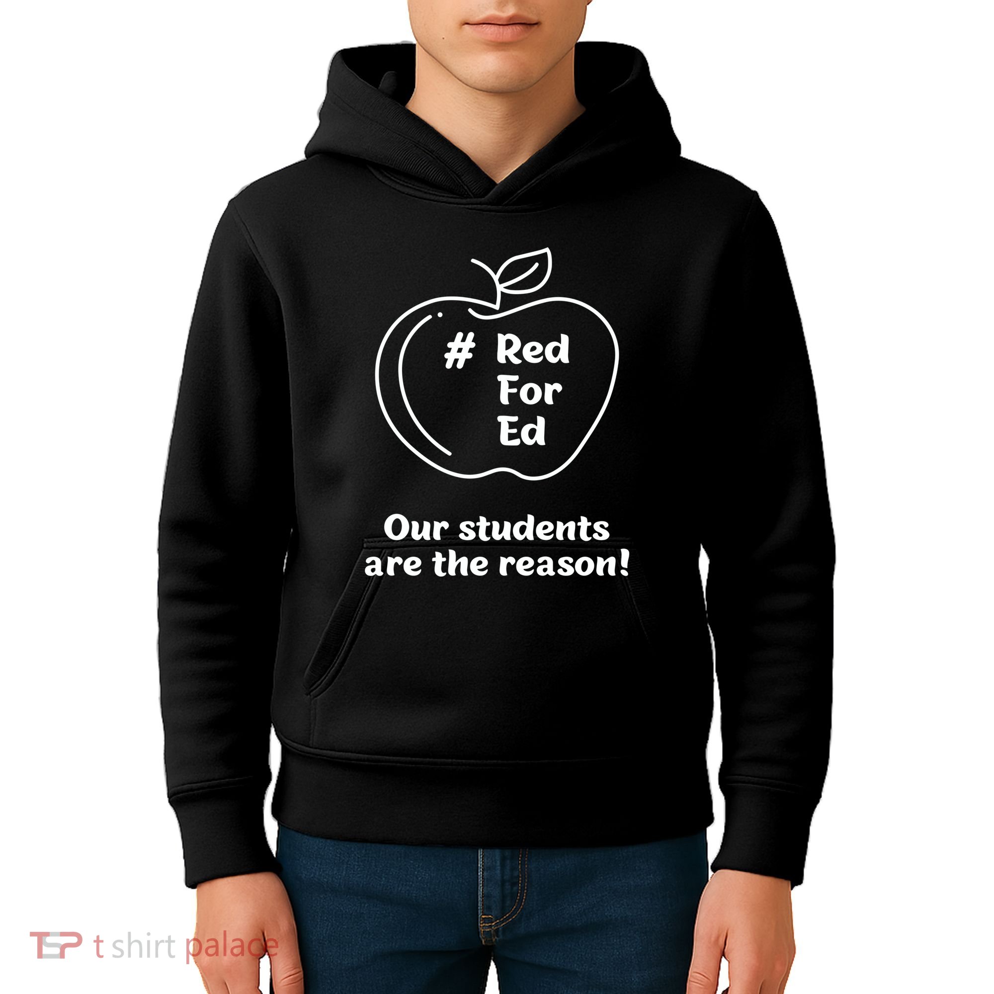 Red For Ed Our Students Are The Reason Kids Hoodie
