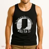 Red For Ed Indiana Teacher The Future Is In Our Classrooms Tank Top thumb 3