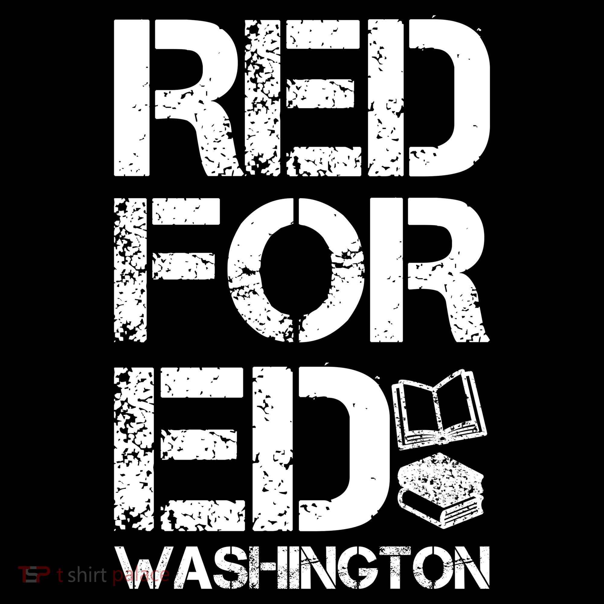 Red For Ed Washington Teacher Backpack