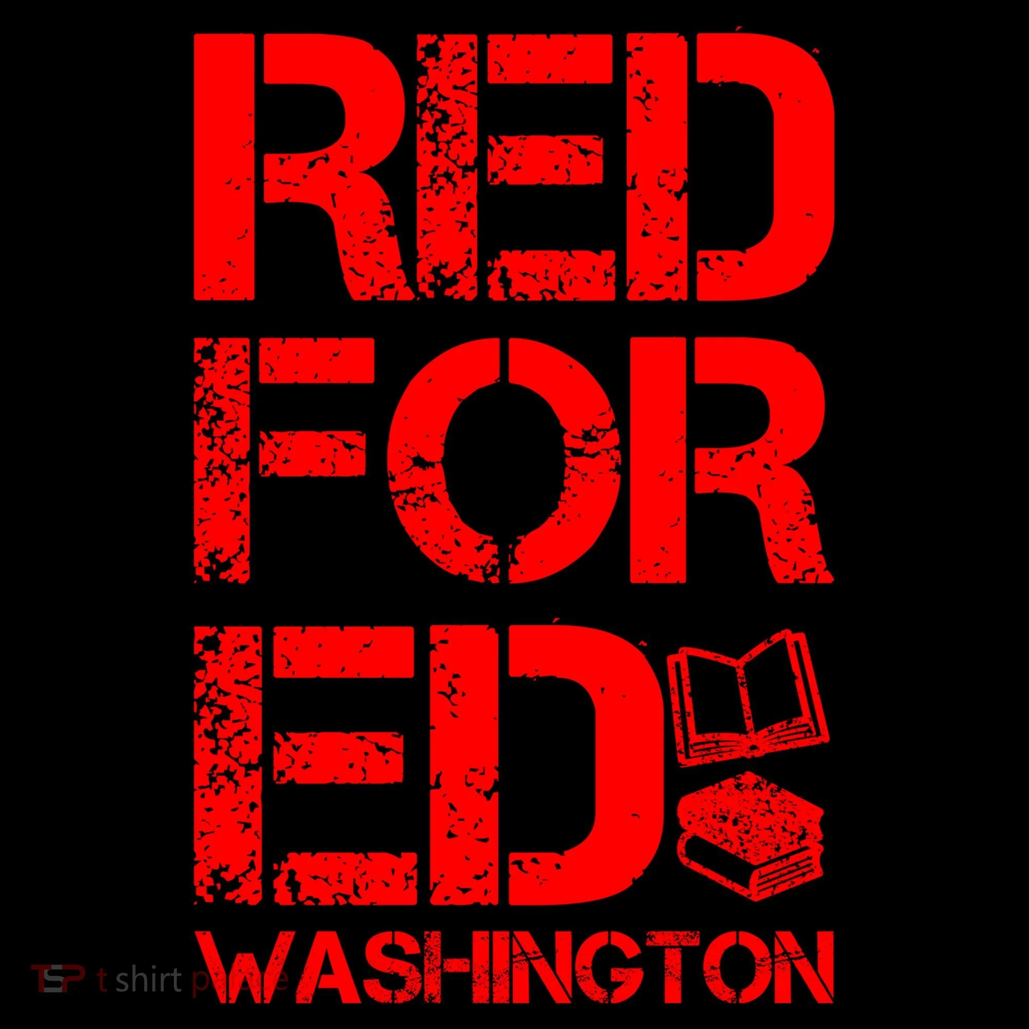 Red For Ed Washington Teacher Coffee Mug