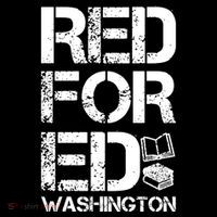 Red For Ed Washington Teacher Women's Hoodie thumb 2