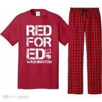 Red For Ed Washington Teacher Pajama Set thumb 0