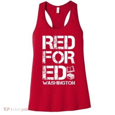 Red For Ed Washington Teacher Women's Tank Top