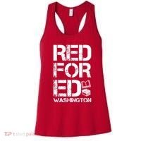 Red For Ed Washington Teacher Women's Tank Top thumb 0