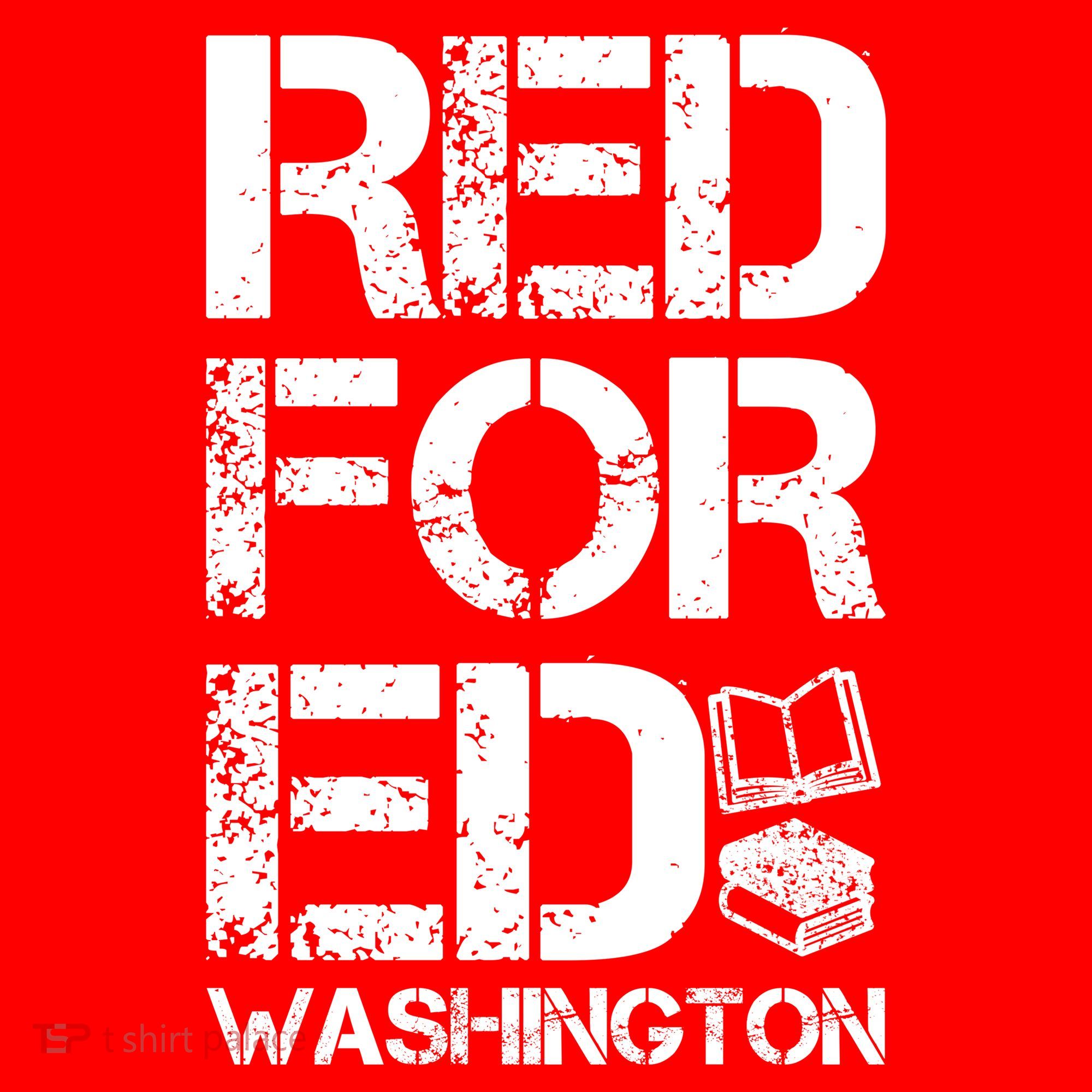 Red For Ed Washington Teacher Women's Tank Top