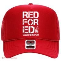 Red For Ed Washington Teacher Hat thumb 0