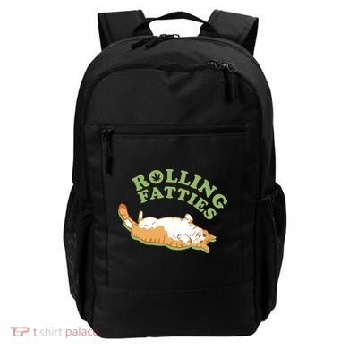 Rolling Fatties Funny Marijuana Cat Backpack