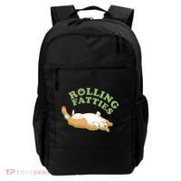Rolling Fatties Funny Marijuana Cat Backpack thumb 0