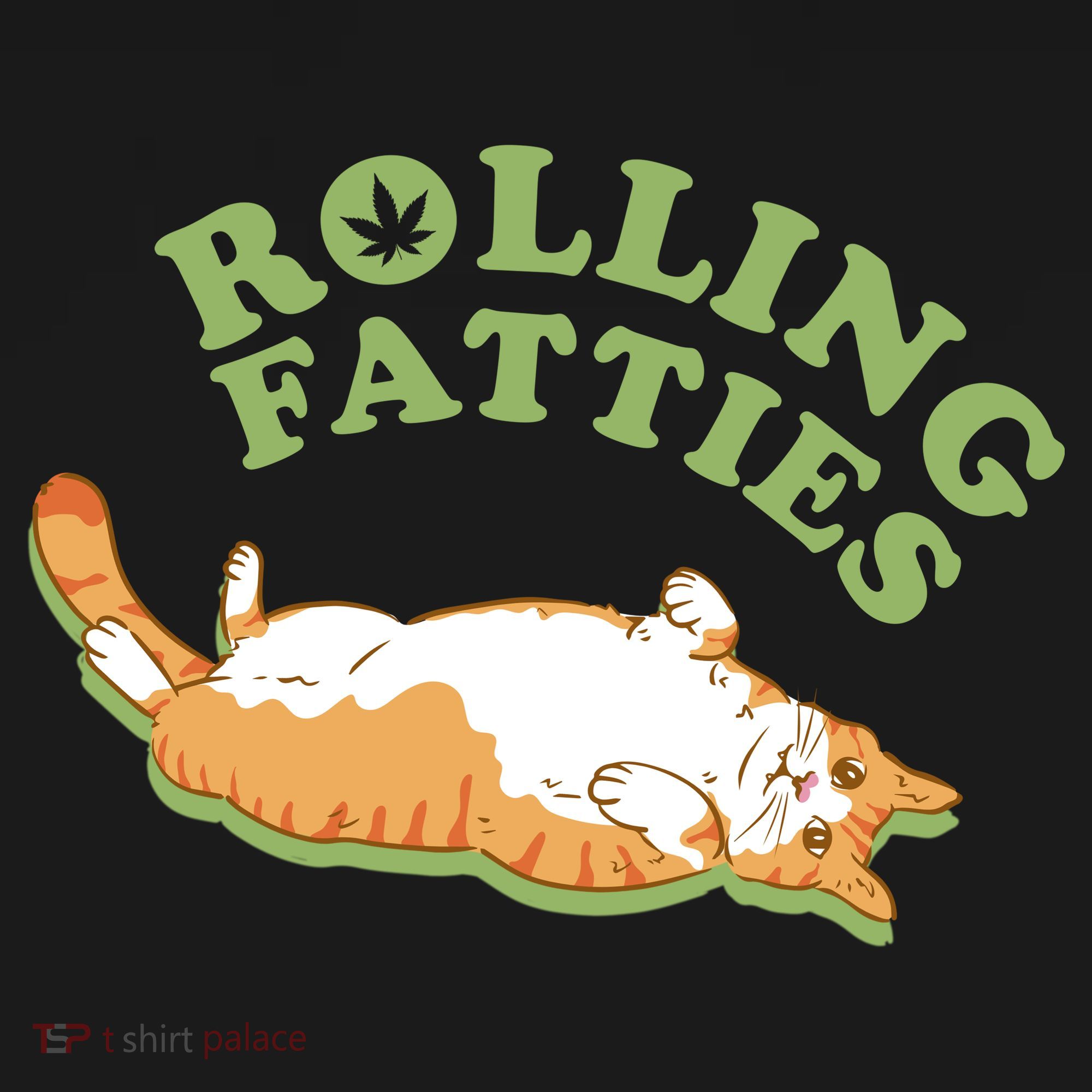 Rolling Fatties Funny Marijuana Cat Backpack