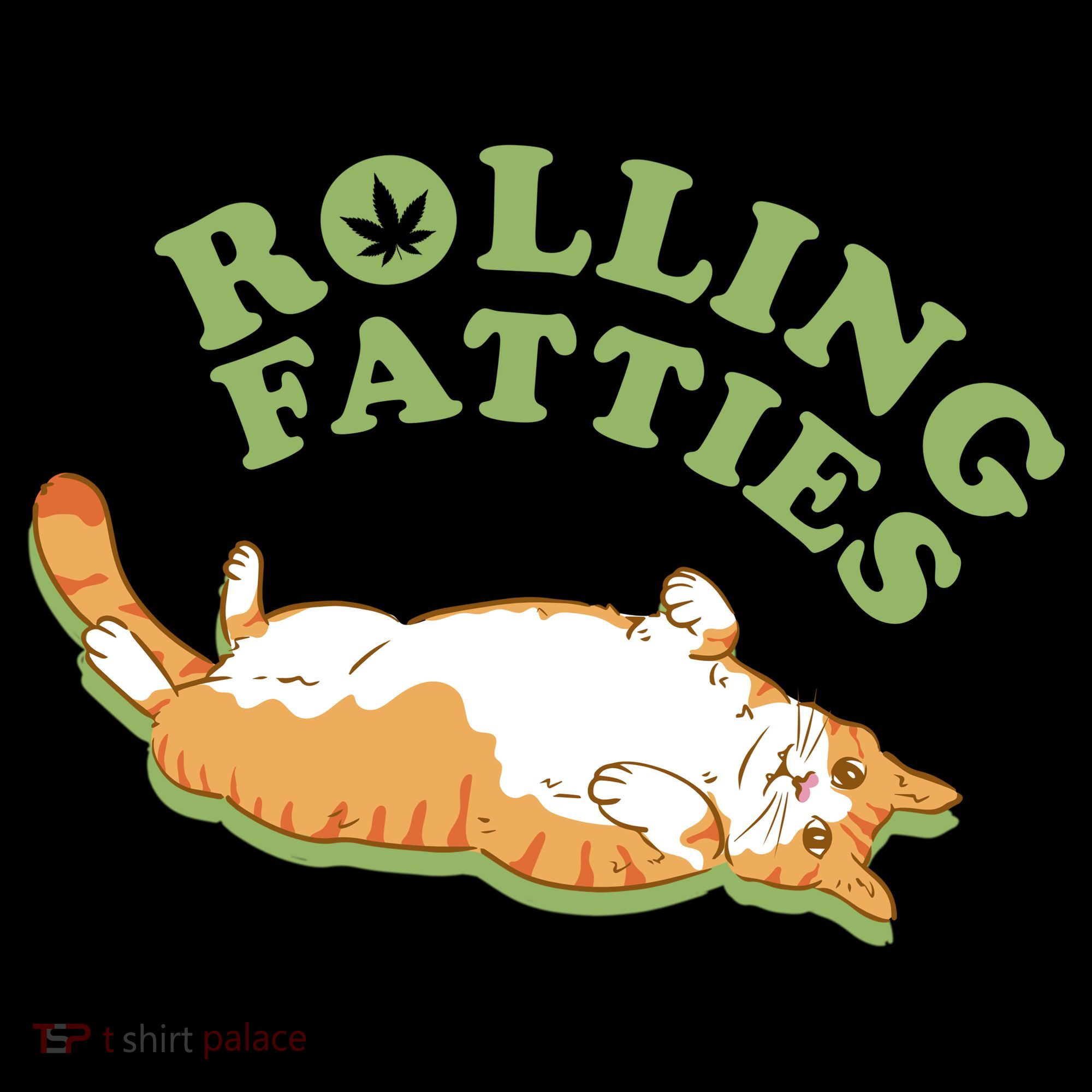 Rolling Fatties Funny Marijuana Cat Coaster