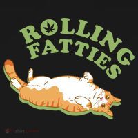Rolling Fatties Funny Marijuana Cat Tote Bag thumb 4