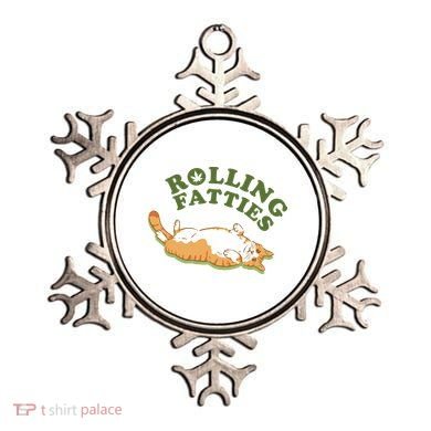 Rolling Fatties Funny Marijuana Cat Ornament