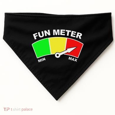 Ready For Fun Collection Fun Meter USA-Made Doggie Bandana