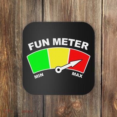 Ready For Fun Collection Fun Meter Coaster