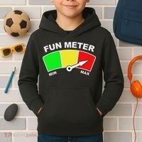 Ready For Fun Collection Fun Meter Kids Hoodie thumb 2
