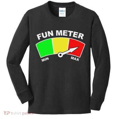 Ready For Fun Collection Fun Meter Kids Long Sleeve Shirt