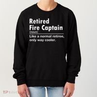 Retired Firefighter Fire Captain Chief Funny Definition Women's Sweatshirt thumb 0
