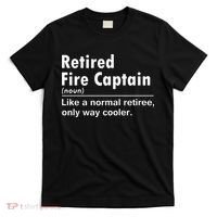 Retired Firefighter Fire Captain Chief Funny Definition T-Shirt thumb 0