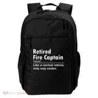 Retired Firefighter Fire Captain Chief Funny Definition Backpack thumb 0