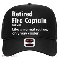 Retired Firefighter Fire Captain Chief Funny Definition Hat thumb 0