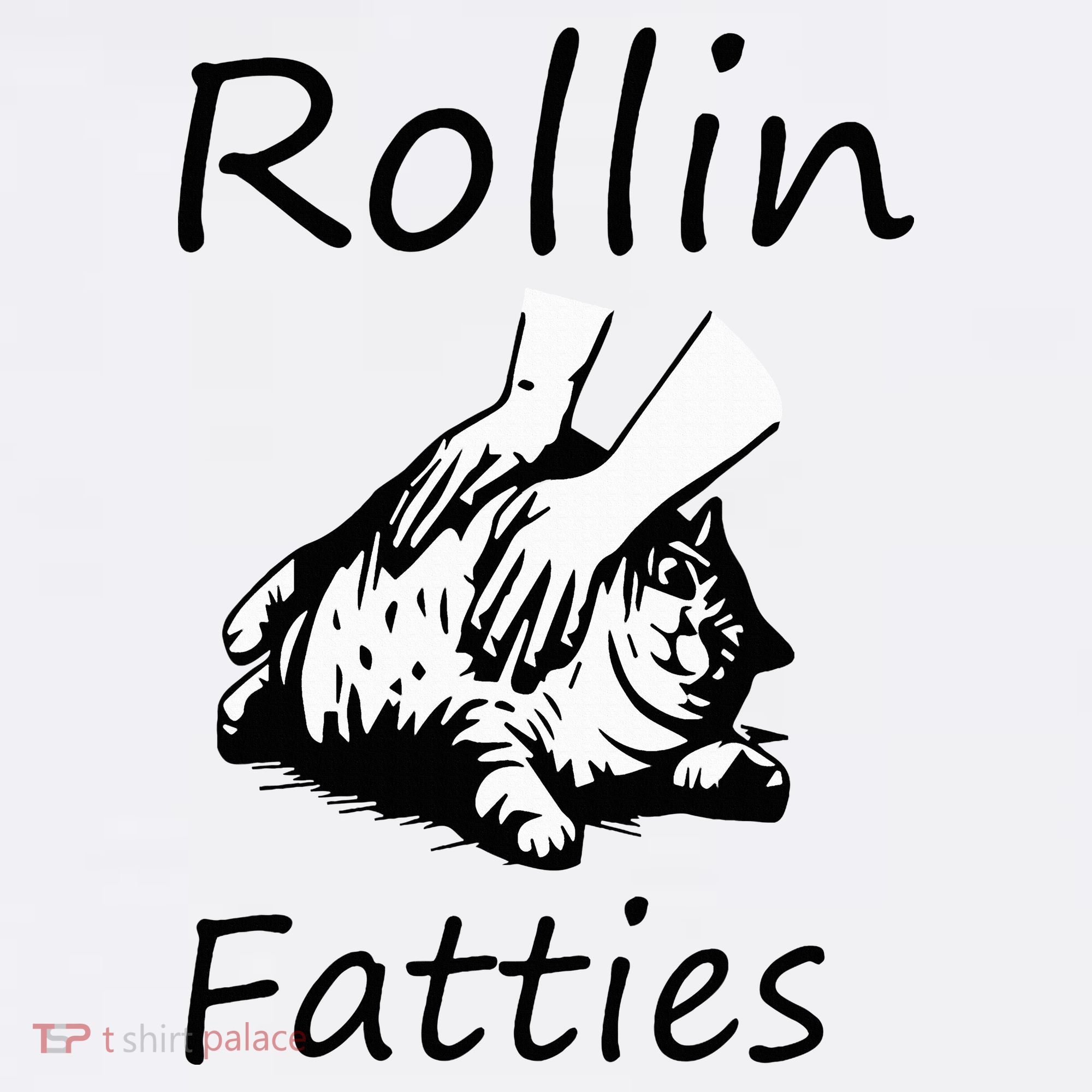 Rollin Fatties Funny Cat Meme Baby Bodysuit