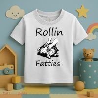 Rollin Fatties Funny Cat Meme Toddler T-Shirt thumb 3