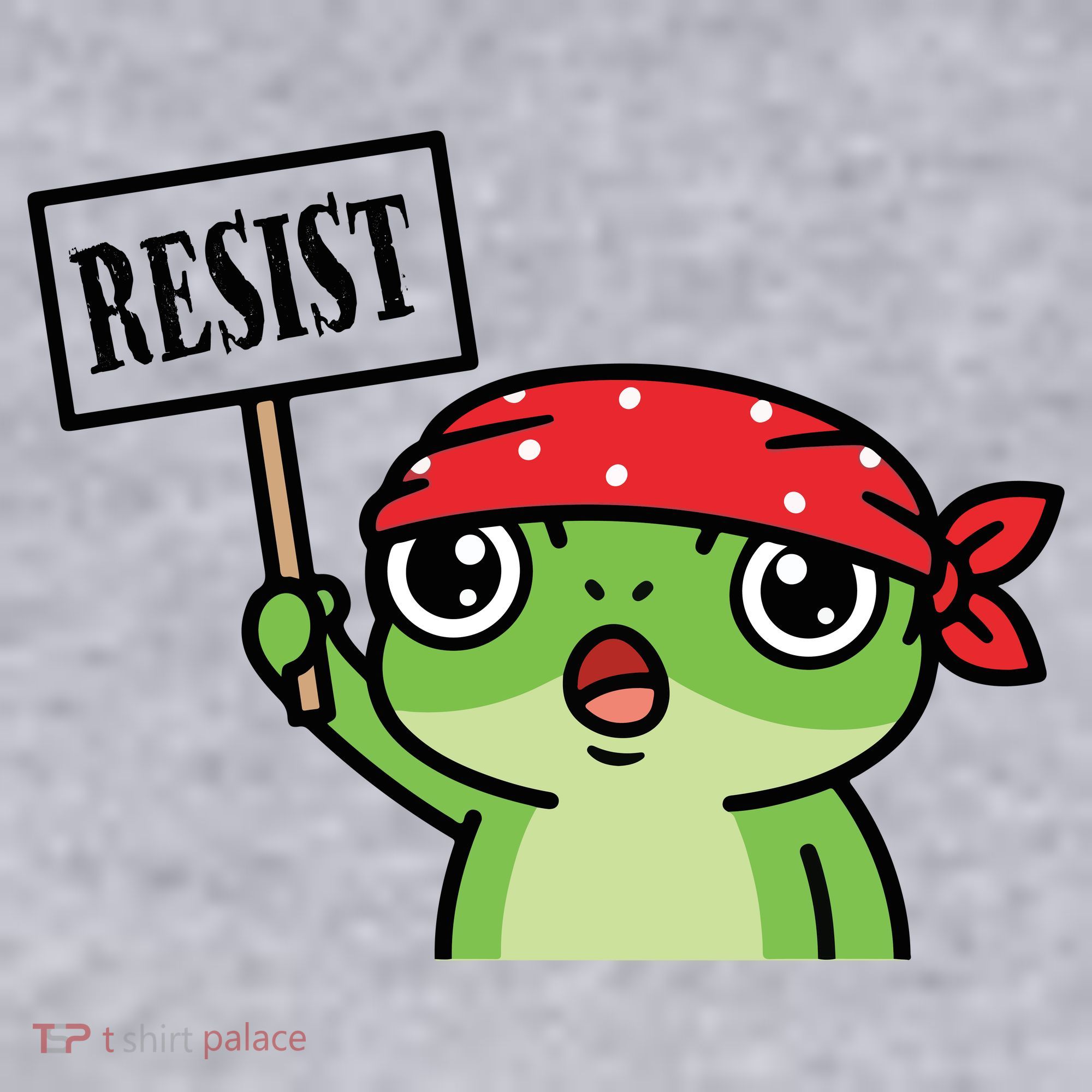 Resist Frog Funny Protester Portland Women's Sweatshirt