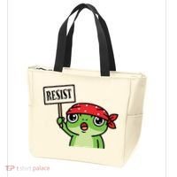Resist Frog Funny Protester Portland Tote Bag thumb 3