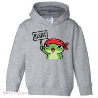 Resist Frog Funny Protester Portland Toddler Hoodie thumb 0