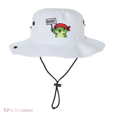 Resist Frog Funny Protester Portland Bucket Hat