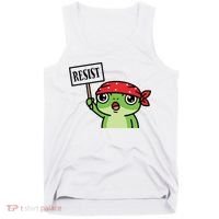 Resist Frog Funny Protester Portland Tank Top thumb 0