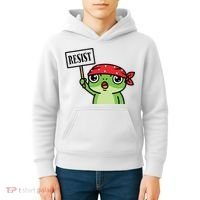 Resist Frog Funny Protester Portland Kids Hoodie thumb 4