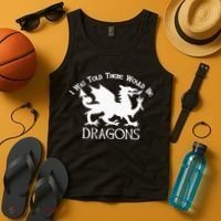 Renaissance Fair Faire Festival Medieval Theme Knight Dragon Tank Top thumb 4