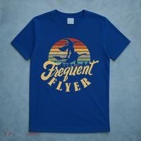 Retro Frequent Flyer Witch Vintage Halloween Witches Costume Gift T-Shirt thumb 5