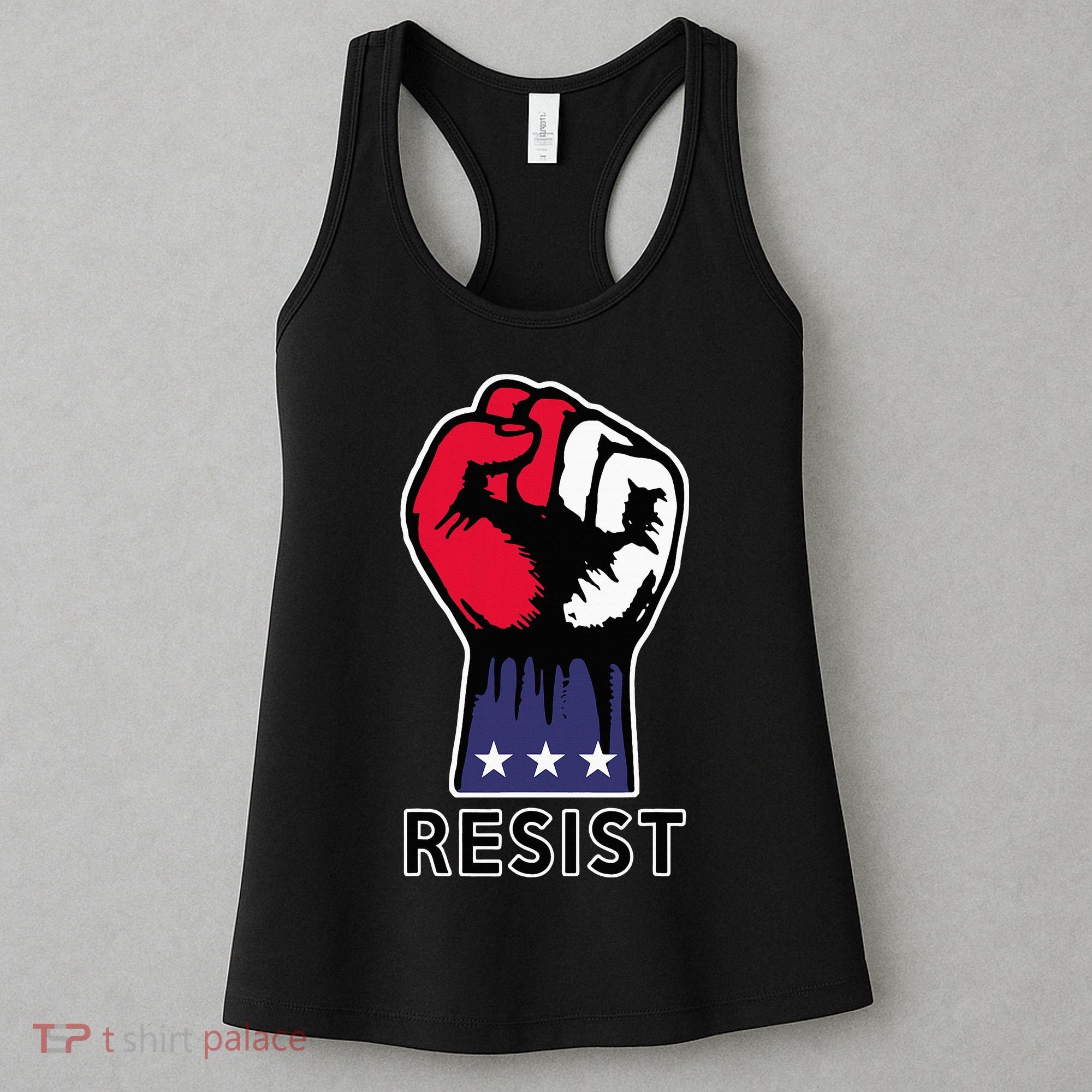 Resistance Fist Fight The Trump Agenda In Usa Women's Tank Top