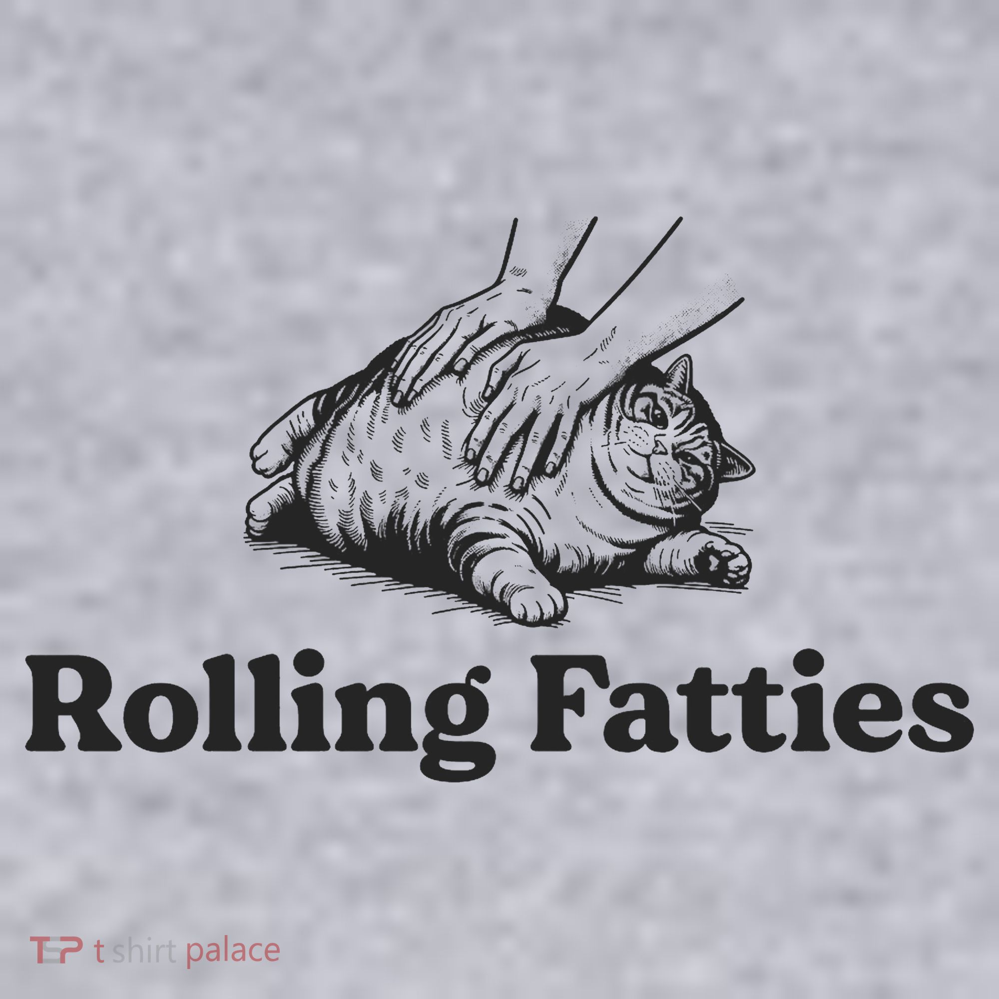 Rolling Fatties Funny Cat Lover Women's Sweatshirt