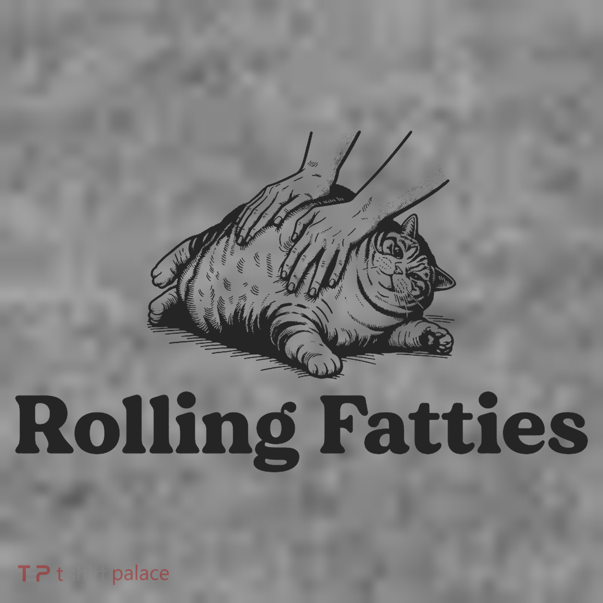 Rolling Fatties Funny Cat Lover Toddler Hoodie