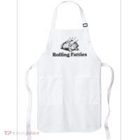 Rolling Fatties Funny Cat Lover Apron thumb 0
