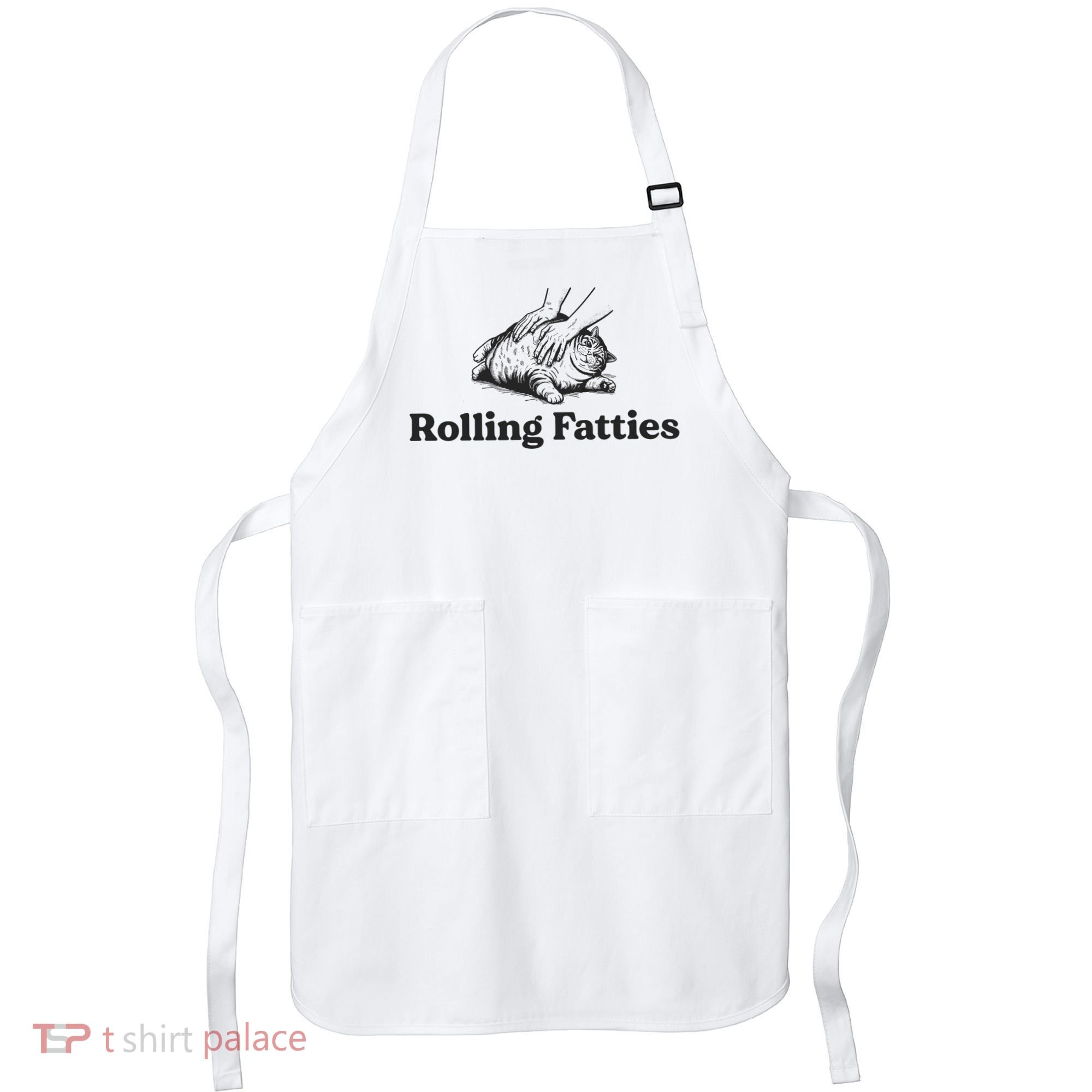 Rolling Fatties Funny Cat Lover Apron