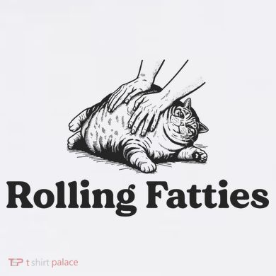 Rolling Fatties Funny Cat Lover 11oz C Handle Ceramic Mug