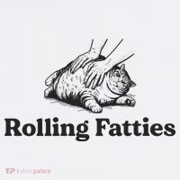 Rolling Fatties Funny Cat Lover Mousepad thumb 1