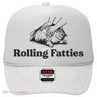 Rolling Fatties Funny Cat Lover Hat thumb 0